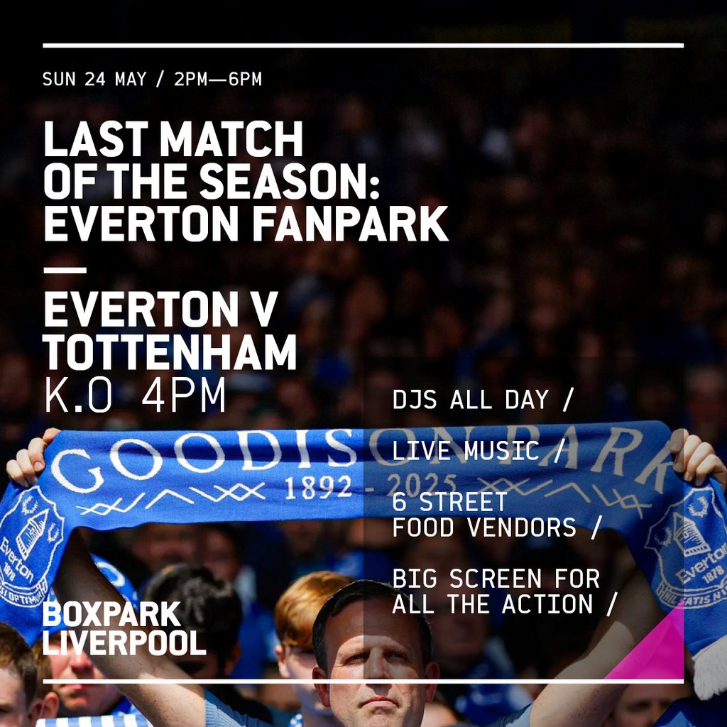 Everton Last Match of the Season: Everton V Tottenham
