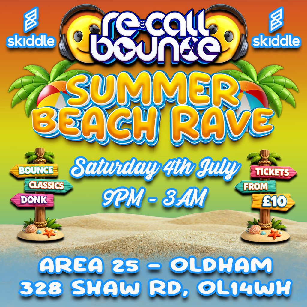 Recall Bounce The Summer Beach Rave