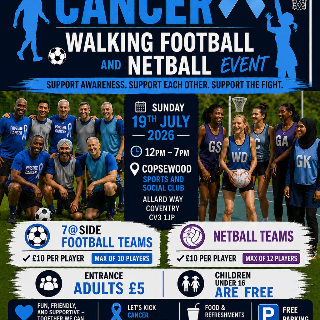 Prostrate cancer charity fundraiser