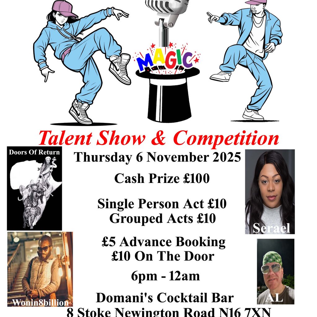 Talent show & talent competition.  Cash Prize £100