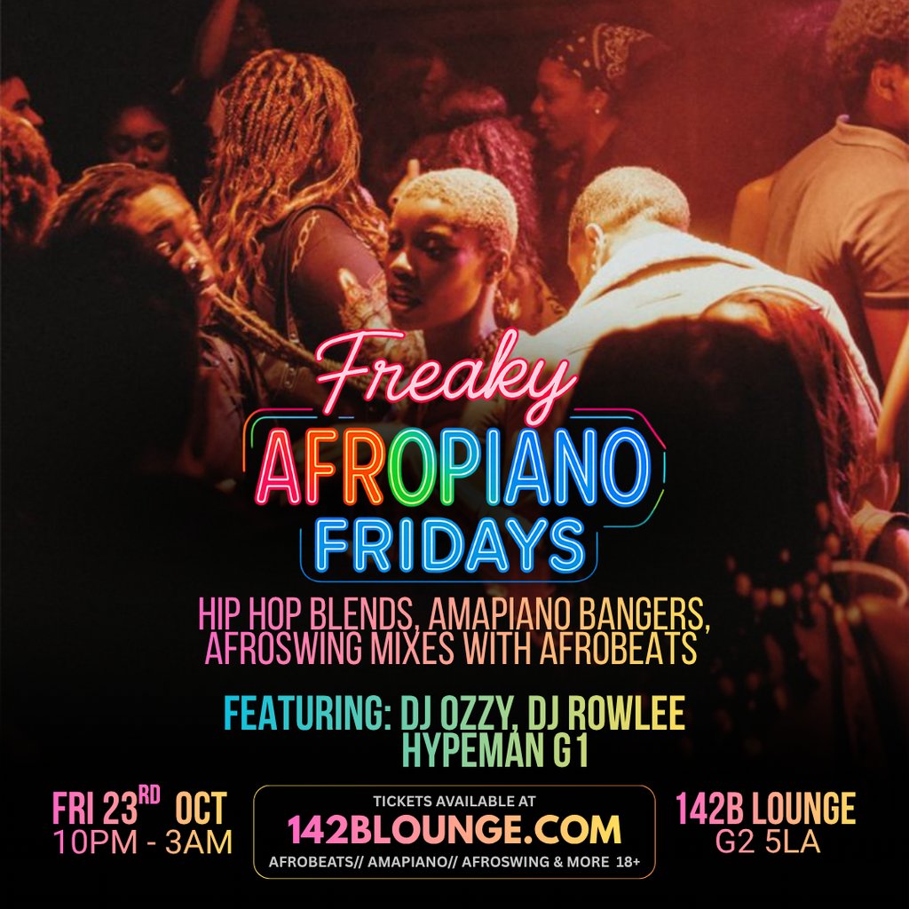 Freaky AfroPiano Fridays!!!