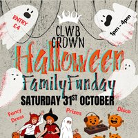 Halloween Family Fun Day at Clwb Crown
