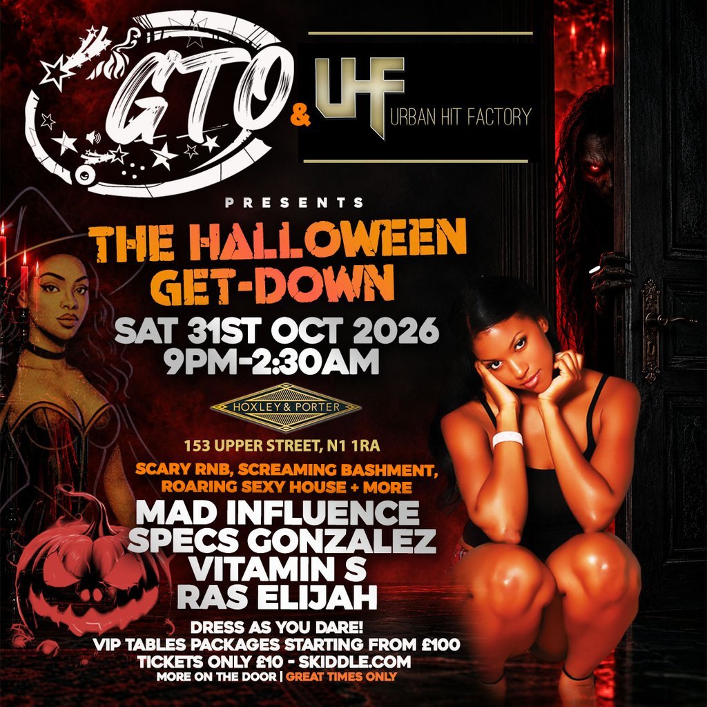 GTO & UF presents The Halloween Get-Down