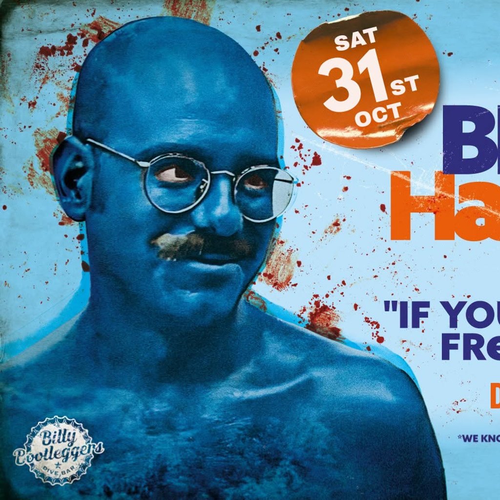 Billy's Blue Man Halloween Party