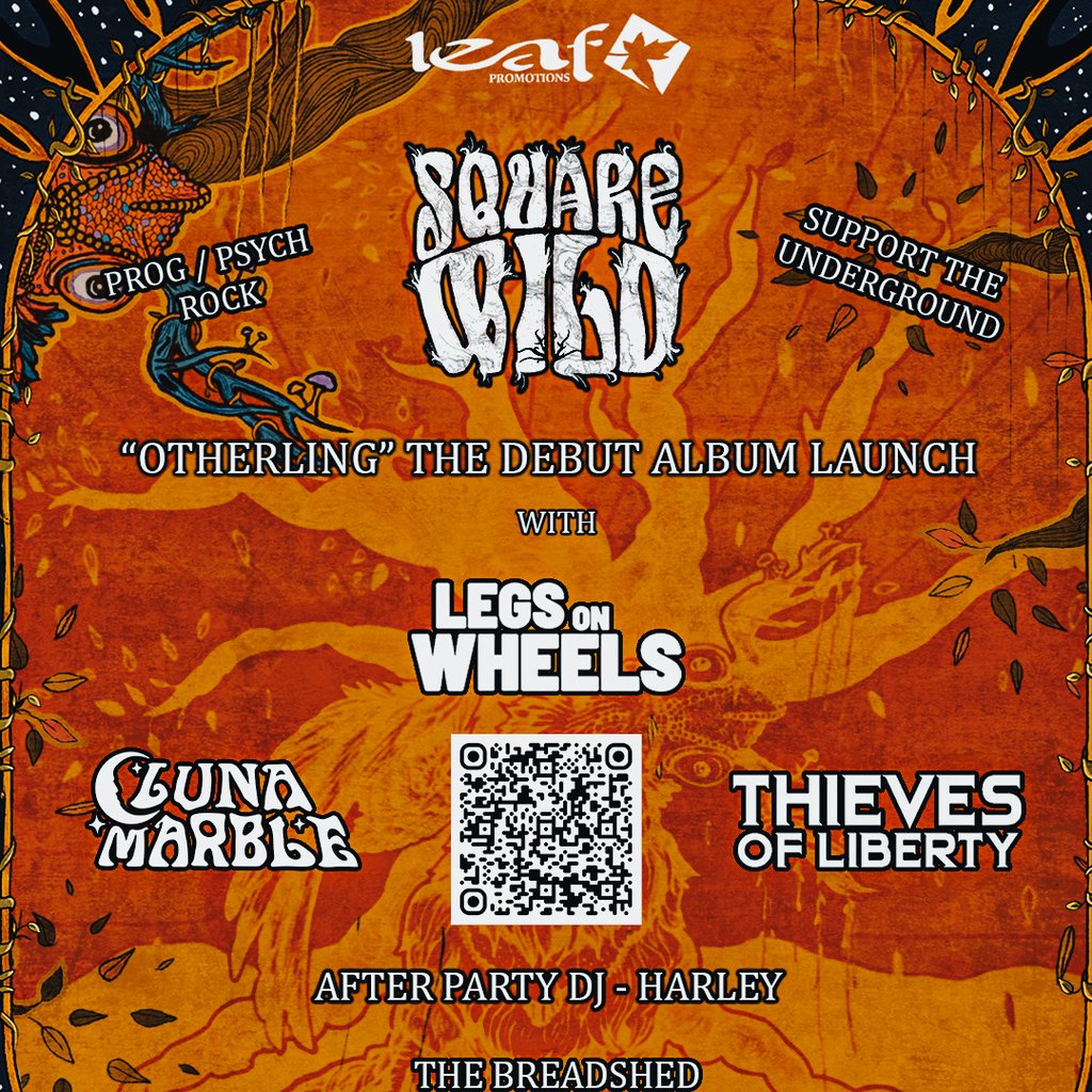SQUARE WILD Debut Album Launch- The Bread Shed, Manchester