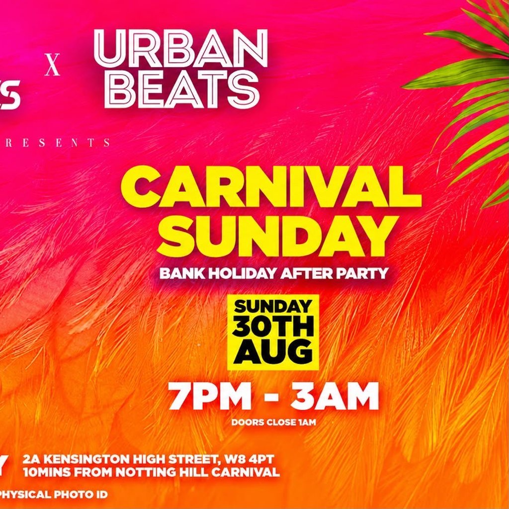 Carnival Sunday After Party, Rampage , Wigman , Beezo