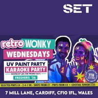 Freshers UV Paint Rave @ Retro Cardiff Wednesday 7th October at Retro, Cardiff, United Kingdom