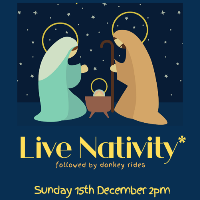 Live Nativity with Donkey Rides at St Matthews Church Chichester Road Croydon CR0 5NQ