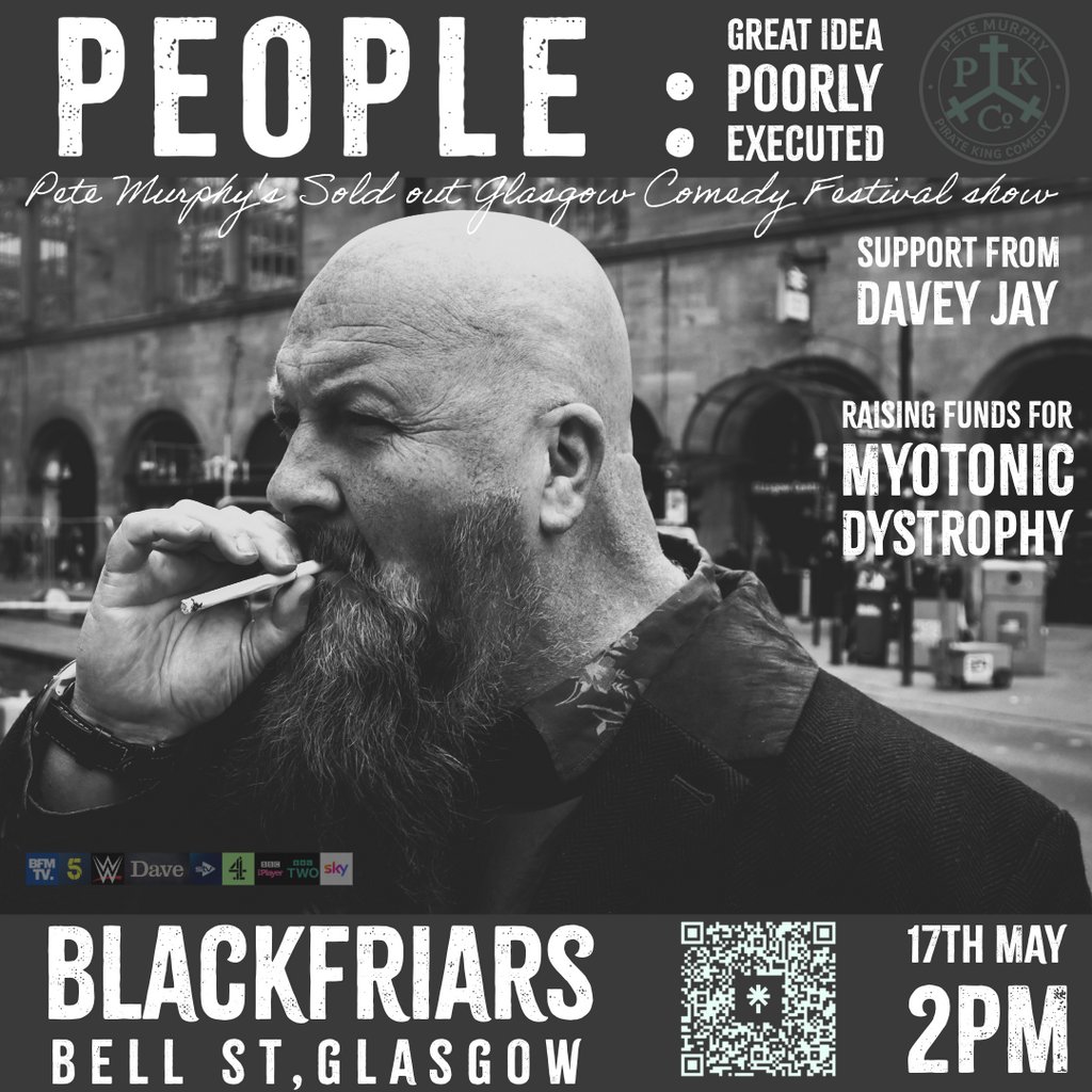 PEOPLE: UK TOUR Glasgow in aid of Myotonic Dystrophy