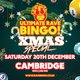 Ultimate Rave Bingo // Cambridge // Xmas Special Event Title Pic