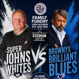Bolton Wanderers Remembrance Group Funday and Football 2026