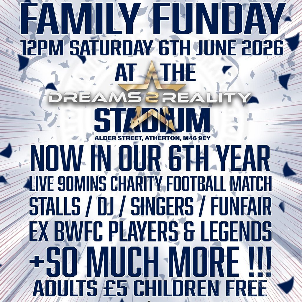 Bolton Wanderers Remembrance Group Funday and Football 2026