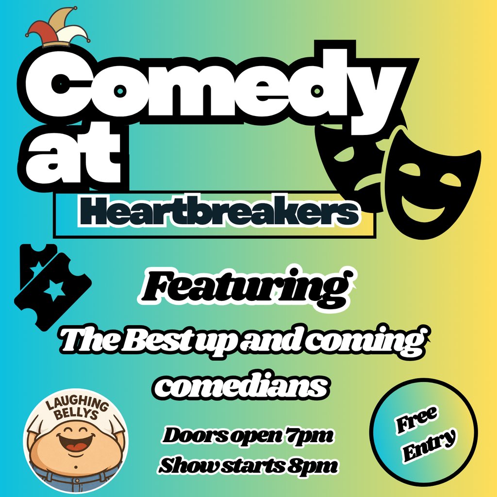 Comedy at Heartbreakers at Heartbreakers, Southampton, Southampton