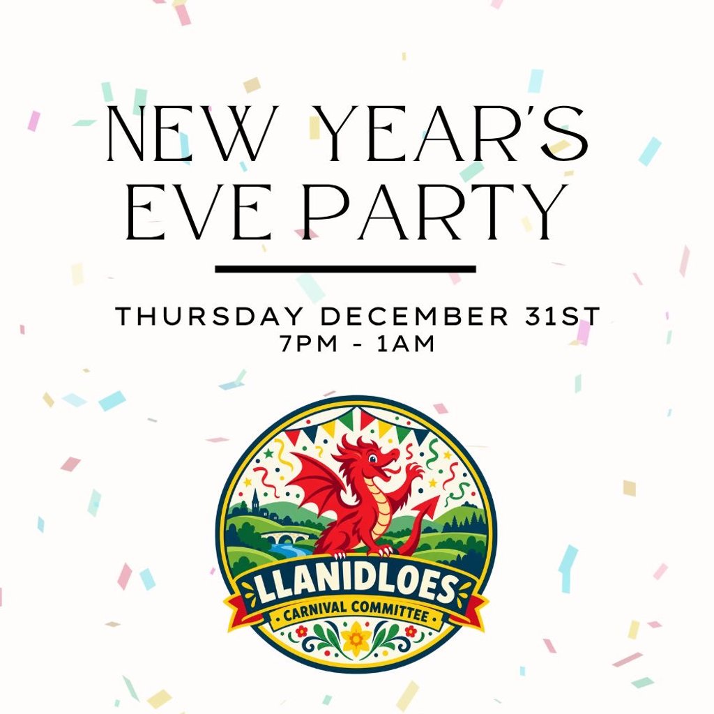Llanidloes New Years Eve Party