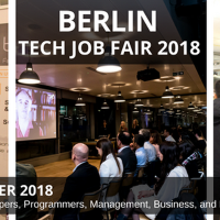 Berlin Tech Job Fair Autumn 2018 at Skygarden Of Sony Center