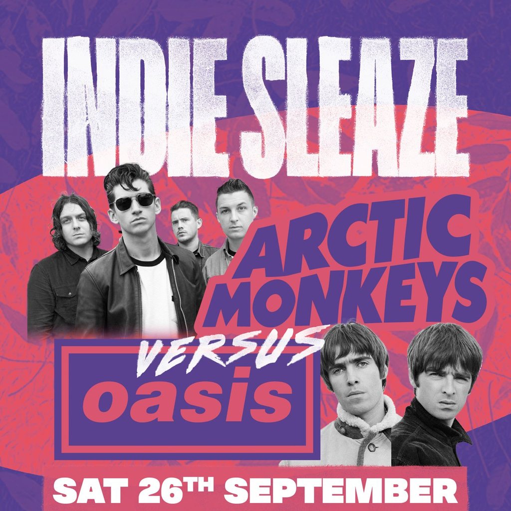 Artctic Monkeys vs Oasis Indie Club Night Image