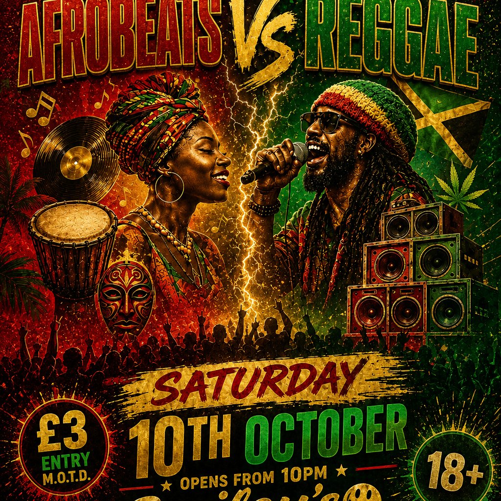Afrobeats vs Reggae