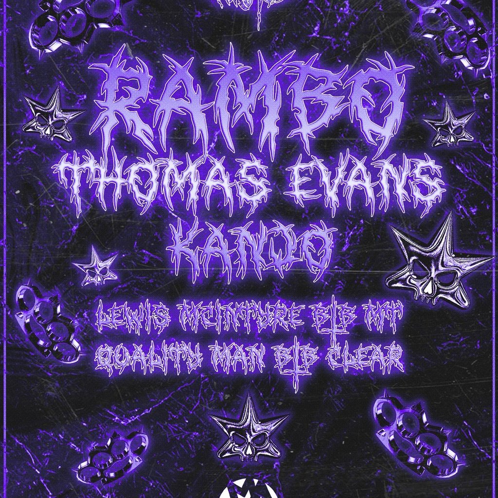 PureTek Presents: RAMBO and THOMAS EVANS + SUPPORT