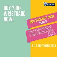 Freshers' Week Silver Wristbands at Queen Margaret University Students' Union