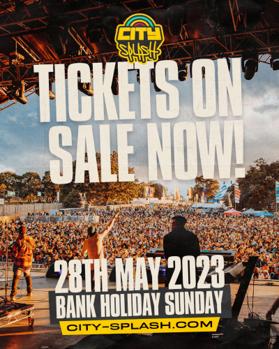 City Splash Festival 2023 Tickets Brockwell Park London Sun 28th 