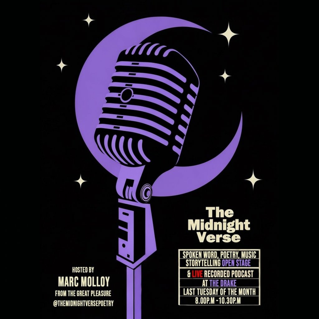 The Midnight Verse Poetry Open Mic at The Drake, Glasgow