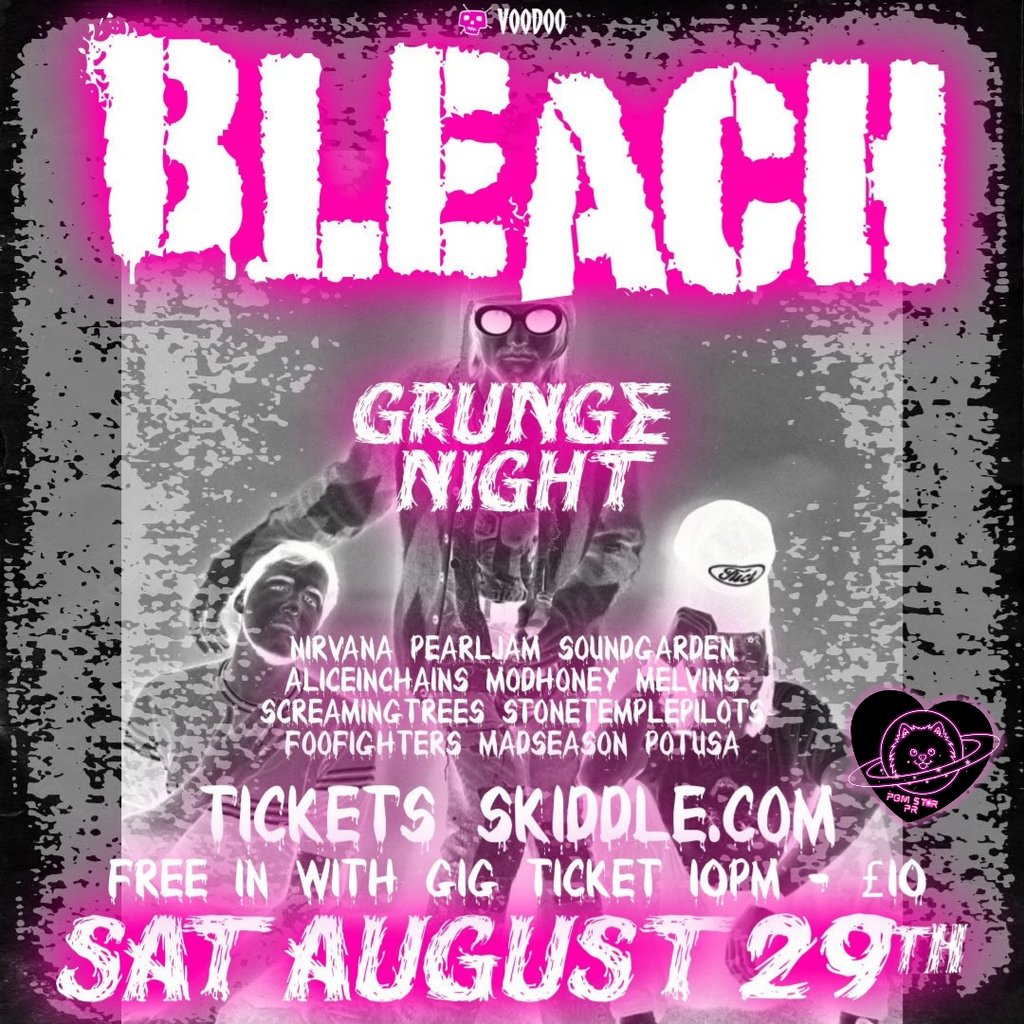 Bleach — gig artwork