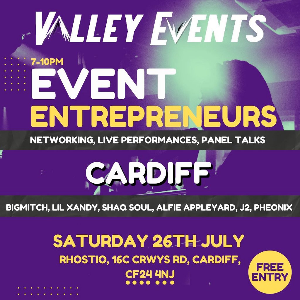 Valley Events - Event Entrepreneurs, 26 July | Event in Cardiff | AllEvents