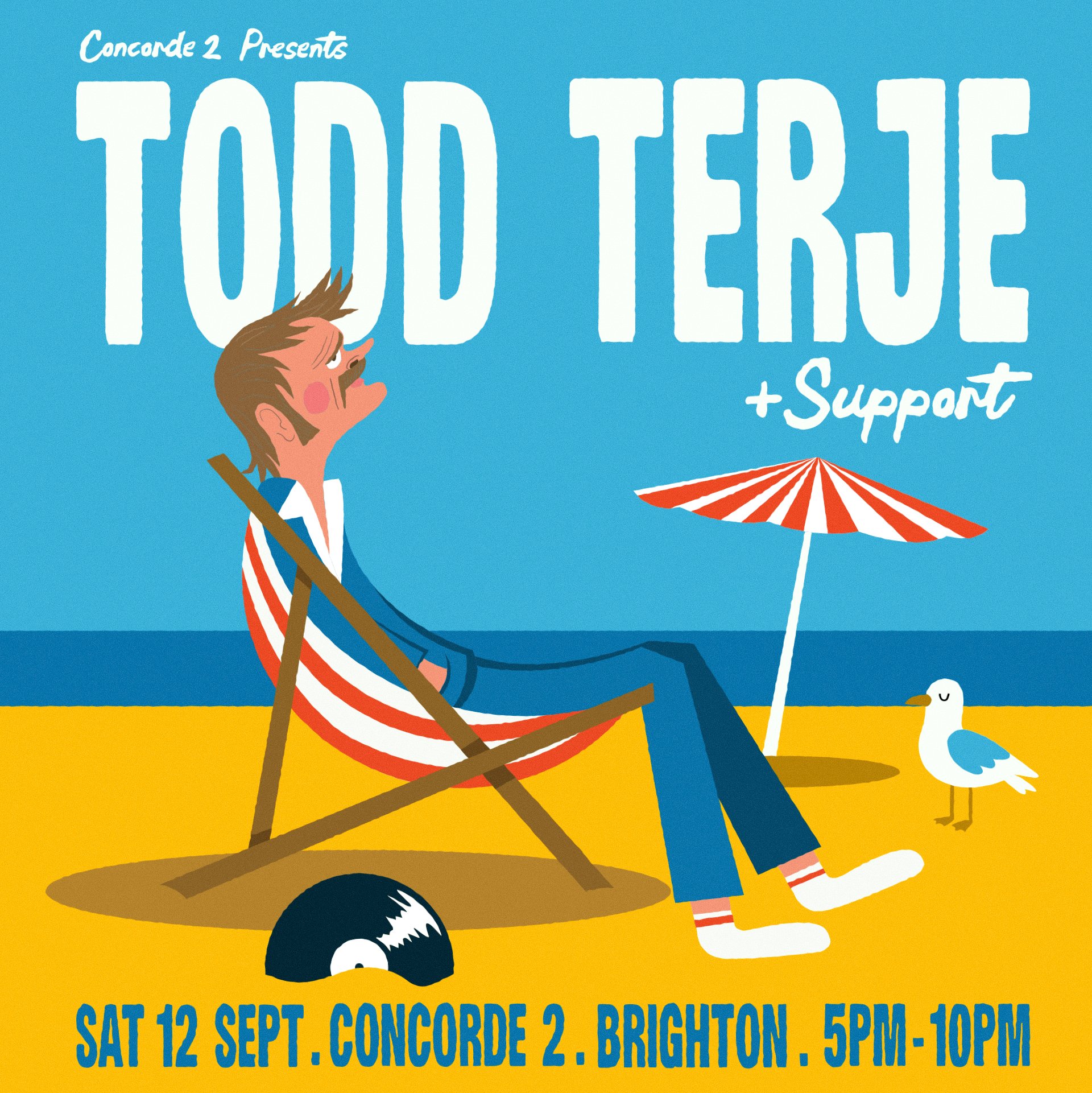 Tickets: Todd Terje | The Concorde 2 Brighton Sat 12 September 2026