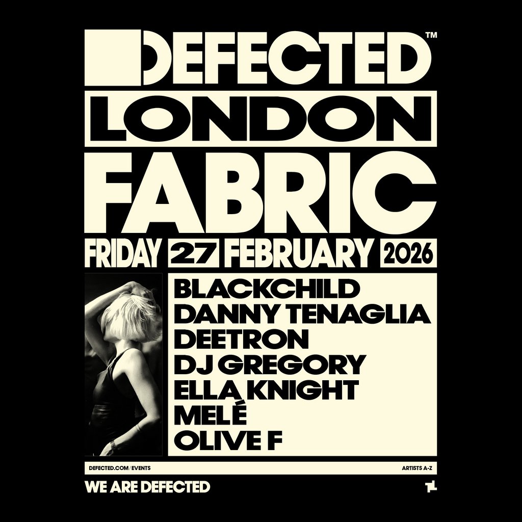 Defected: Danny Tenaglia, Blackchild, Deetron, DJ Gregory + more