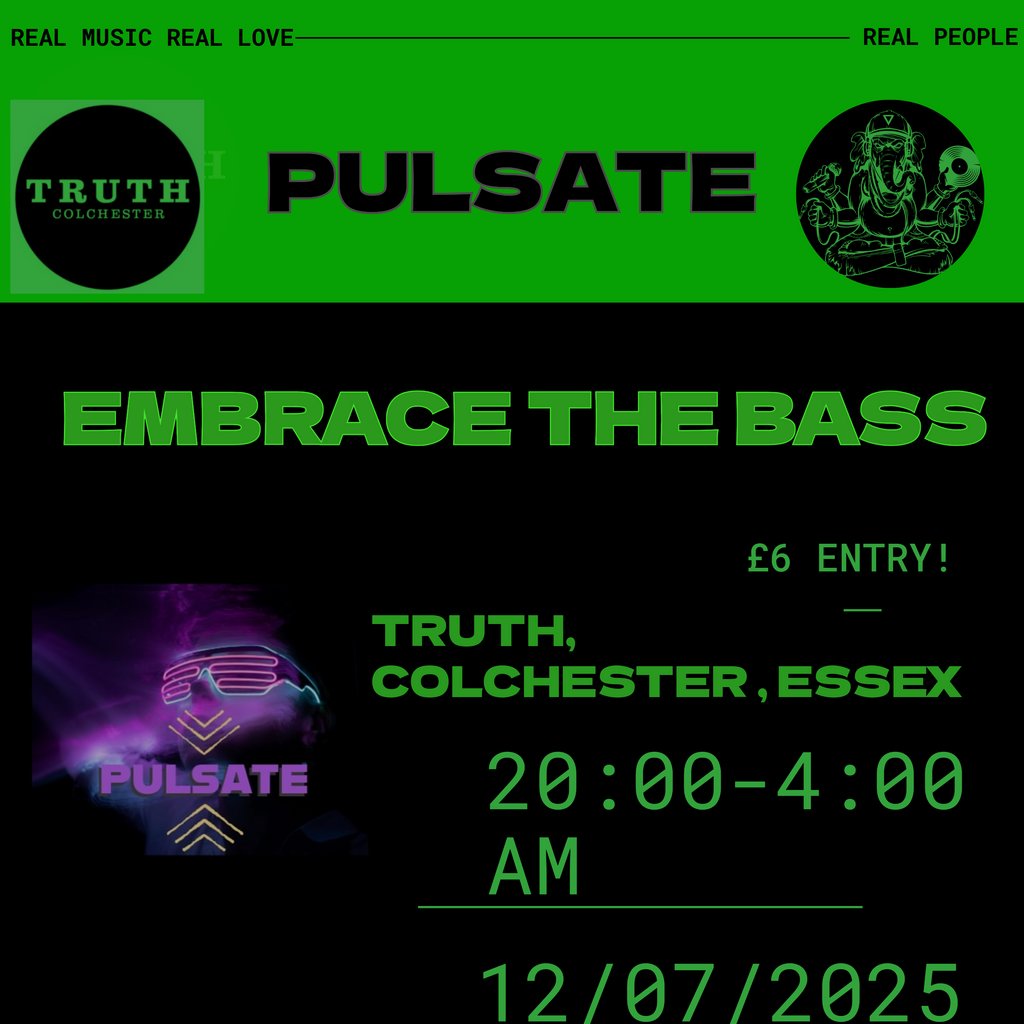 PULSATE: EMBRACE the BASS 1 PULSATE: EMBRACE the BASS