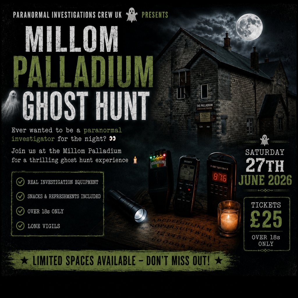 Millom Palladium, Cumbria hayalet avı deneyimi