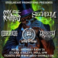 Jani's Birthday Bash IV with Only The Righteous, Secreum & more at ORILEYS LIVE MUSIC VENUE
