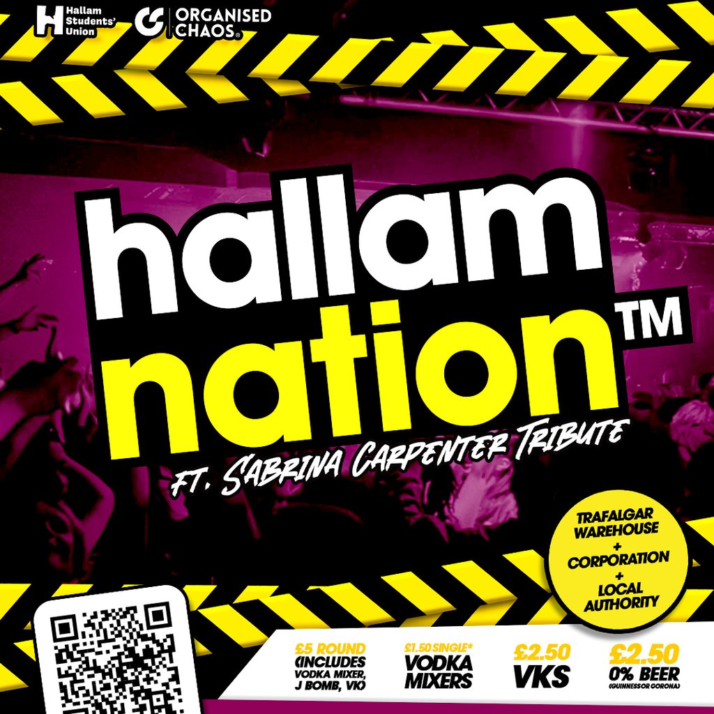 Hallamnation: Official Hallam Freshers Party at Corporation Sheffield, Sheffield