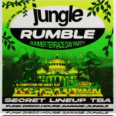 JUNGLE RUMBLE - Summer Beach Day Party