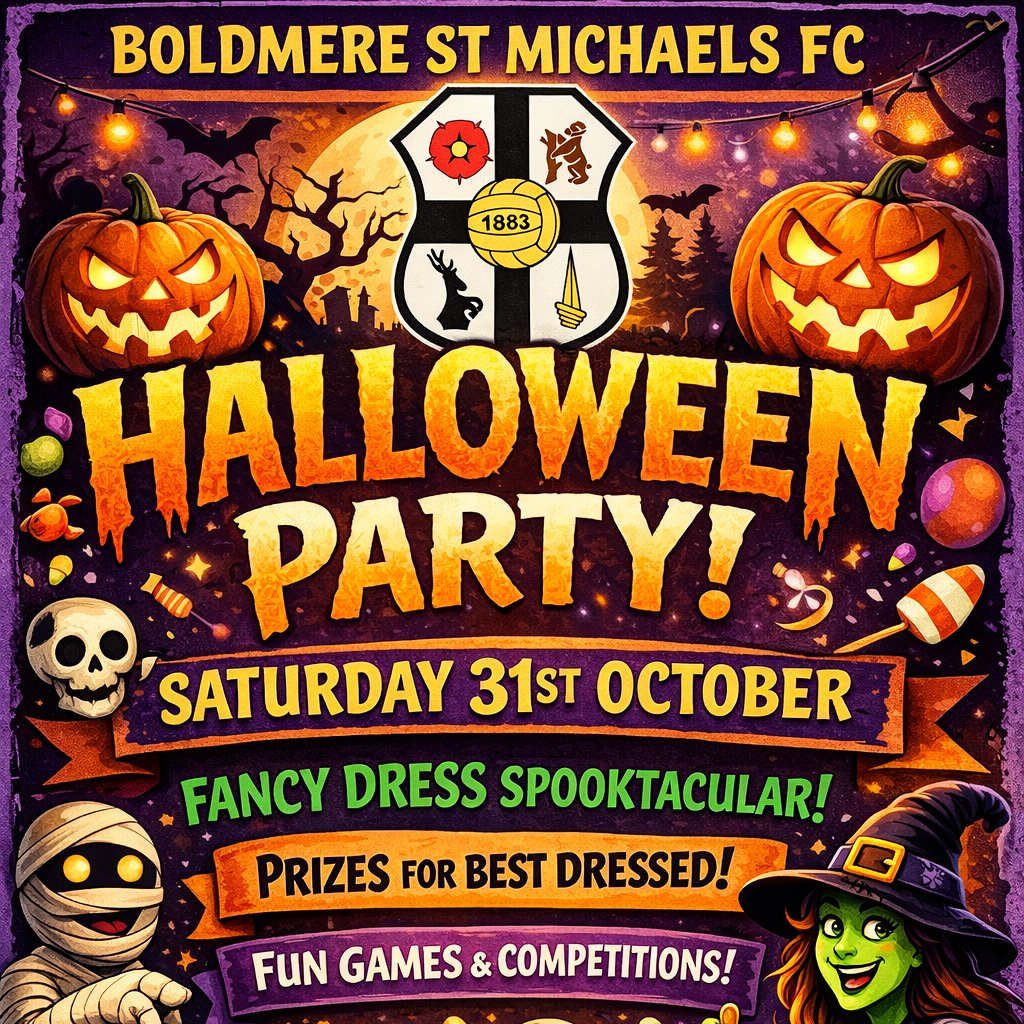 Halloween Spooktacular at Boldmere St Michaels Football Club, Sutton Coldfield