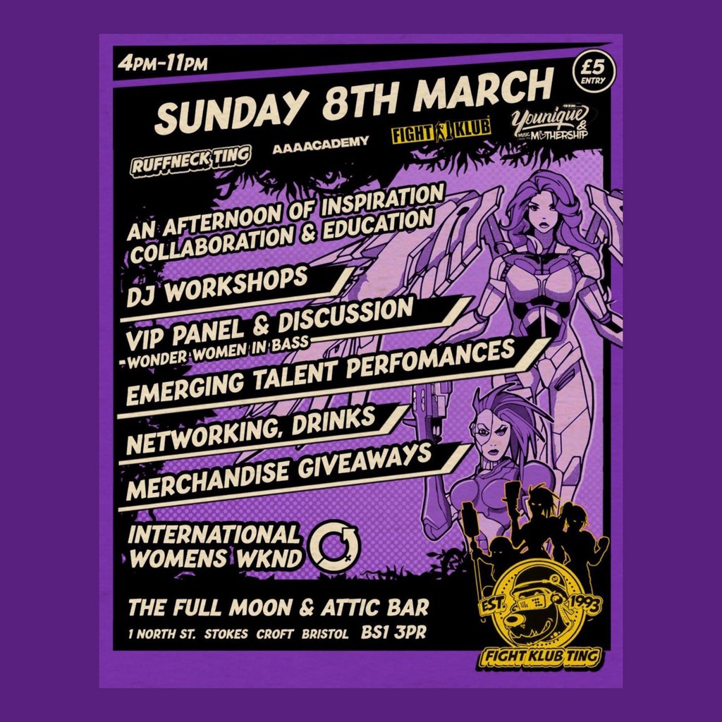 Ruffneck x AAA Academy: Women In Bass Talk & Workshops