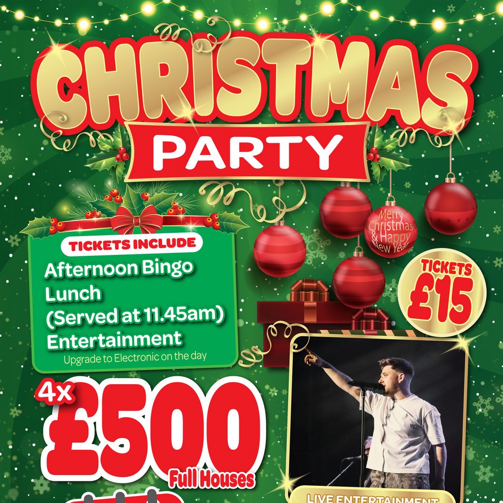 Carlton Bingo Christmas Party at Carlton Bingo Dunfermline, Dunfermline