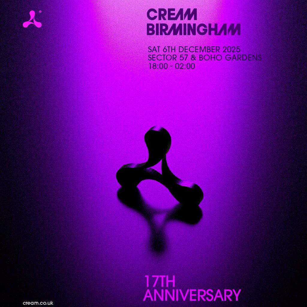 Cream Birmingham 17th Anniversary event