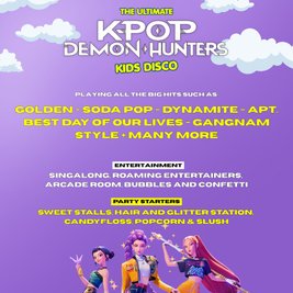 Ultimate K-POP Demon Hunters Kids Disco - Bournemouth