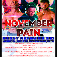 Elite British Wrestling Live In Wath! November Pain Fri 3rd Nov