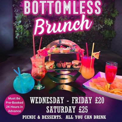 deposit payment and book Bottomless Brunch