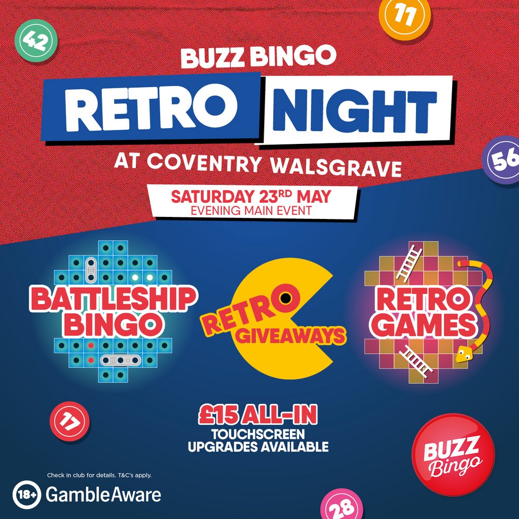 Retro Night @ Buzz Bingo Coventry
