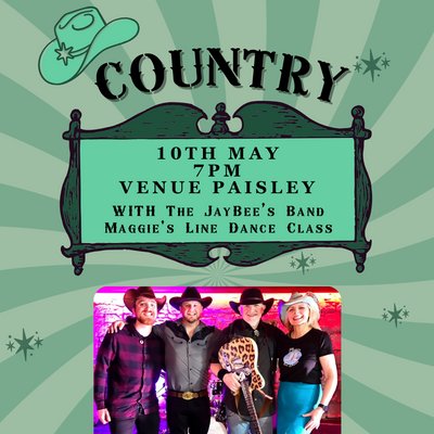 Line Dancing in Paisley with Maggies and The Jaybees Band