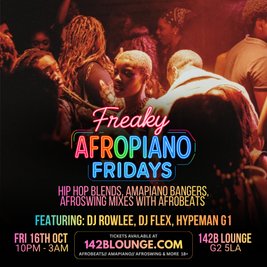 Freaky AfroPiano Fridays!!!