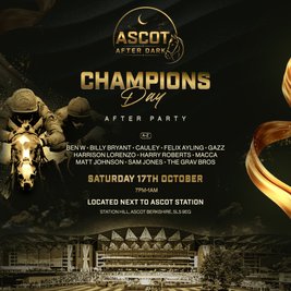 Ascot After Dark Champions Day After Party