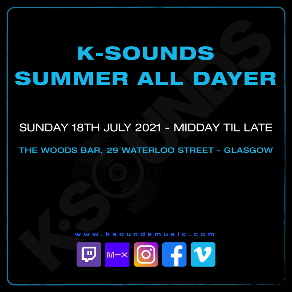 K-Sounds Summer All Dayer Tickets | The Woods Glasgow ...
