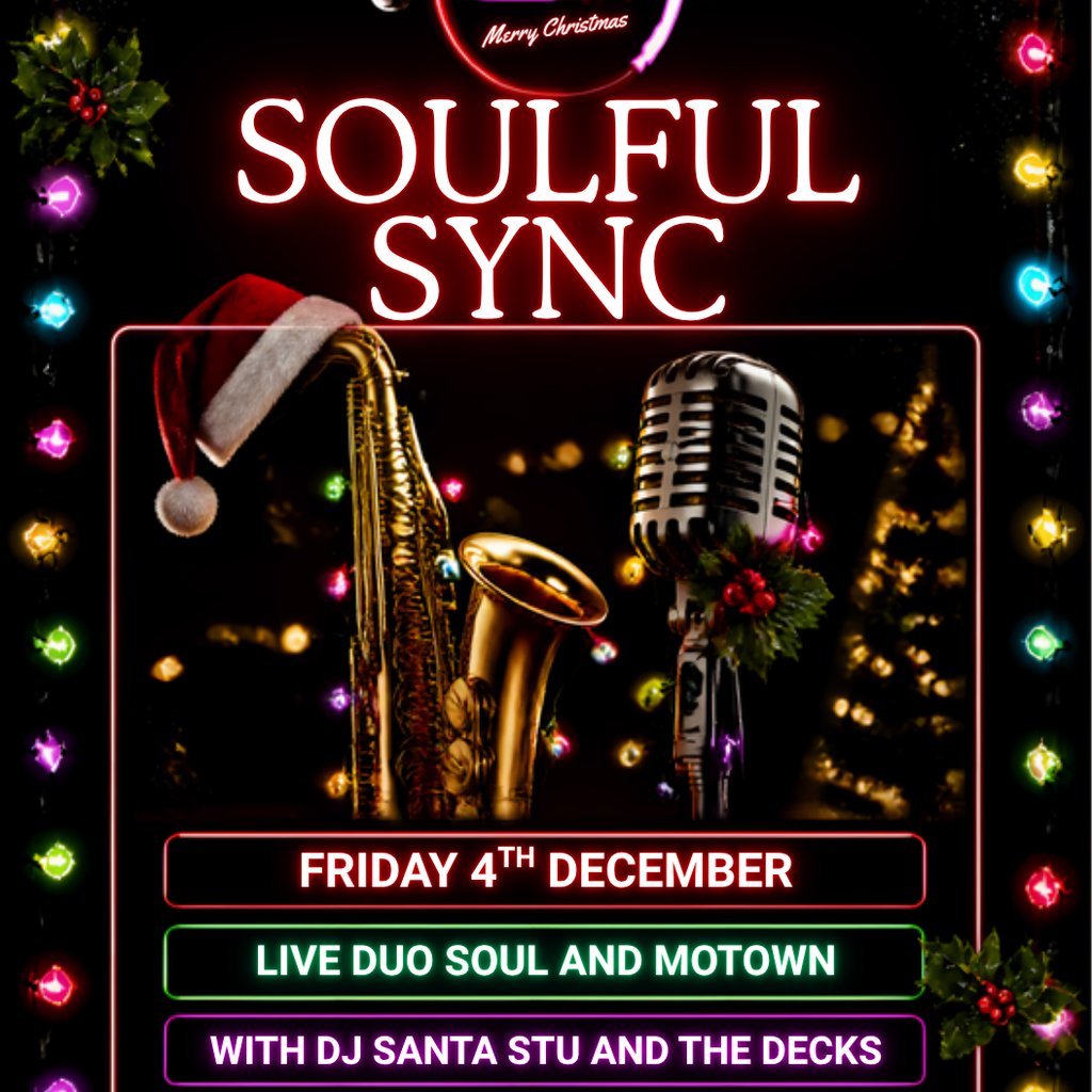 Soulful Sync Christmas Party at ICONS, Manchester