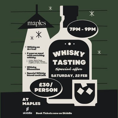 Whisky Tasting at Maples
