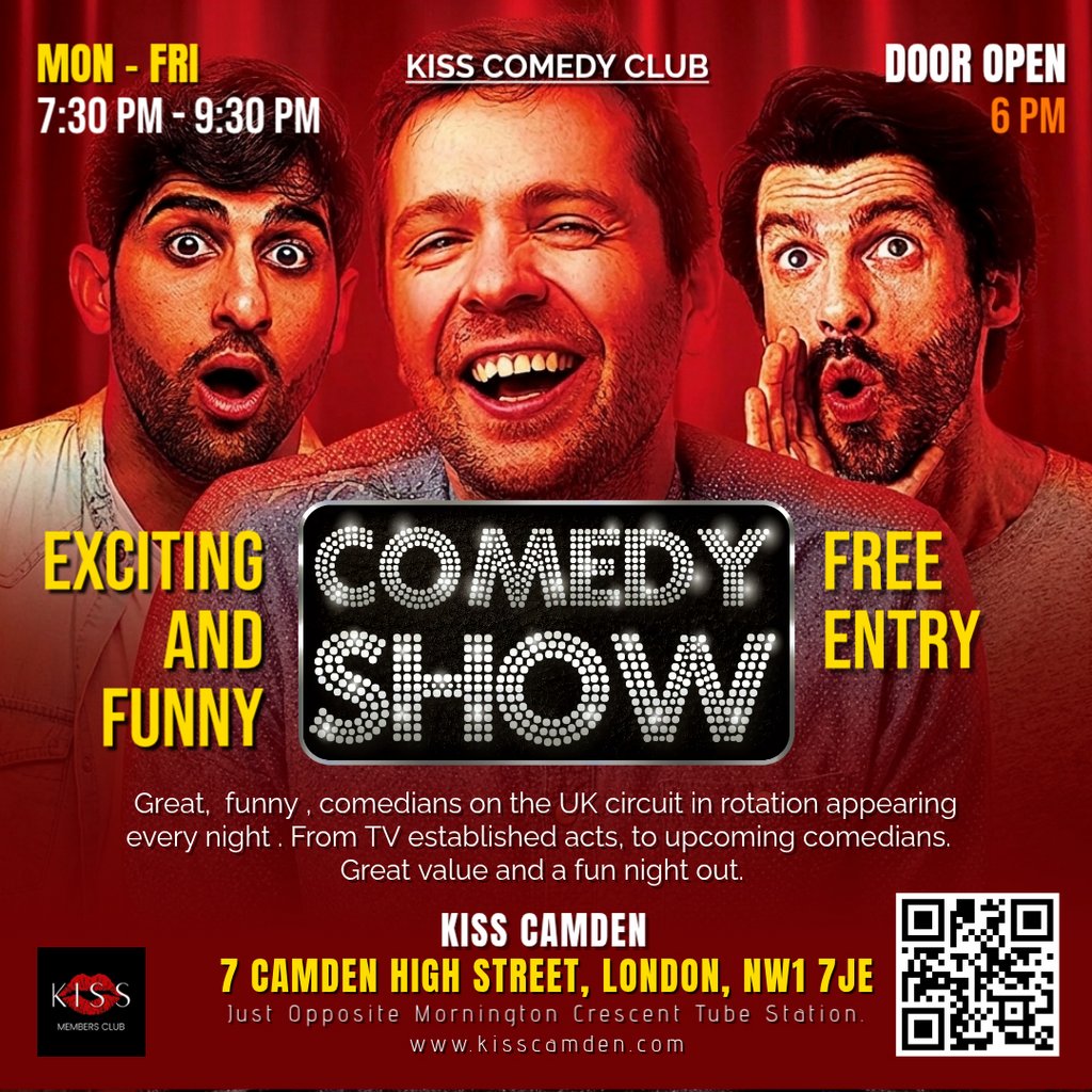 Comedy Show London| 25th May 2026 | Free Entry