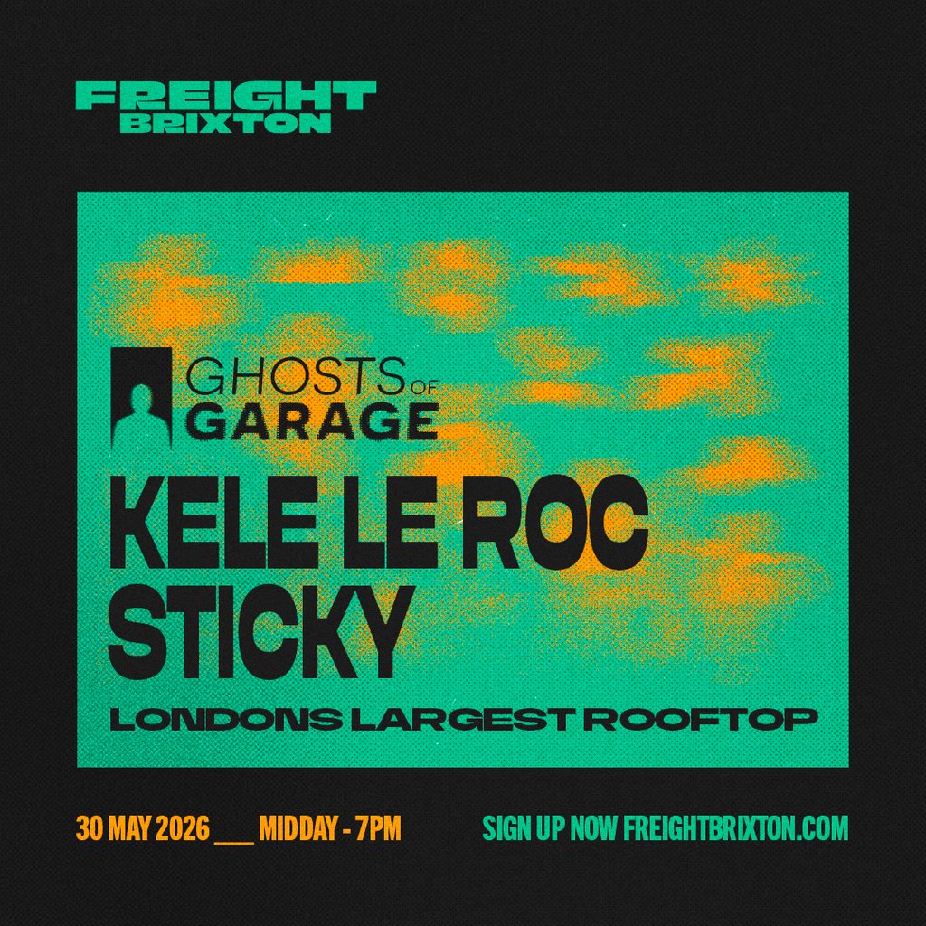 Ghosts of Garage Rooftop Day Party W Kele Le Roc & Sticky